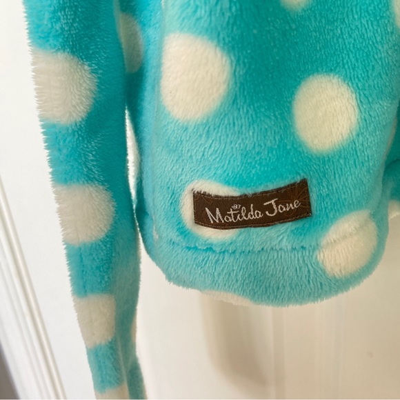 Matilda Jane Girls Silver Pieces Plush Robe size M - Picture 7 of 8